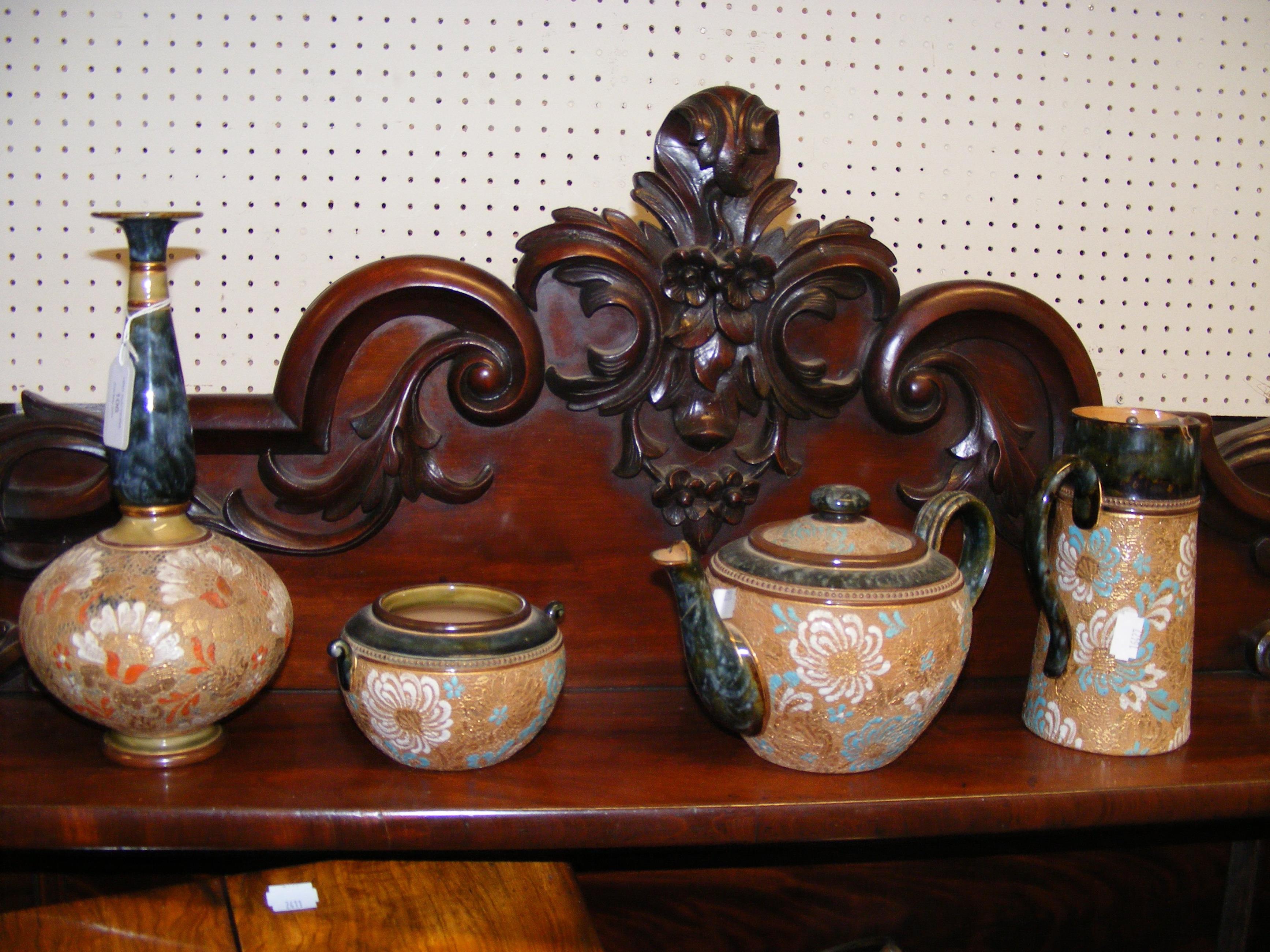 Four pieces of Doulton Slaters ware