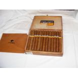 A full box of Cohiba Cuban cigars, each cigar meas