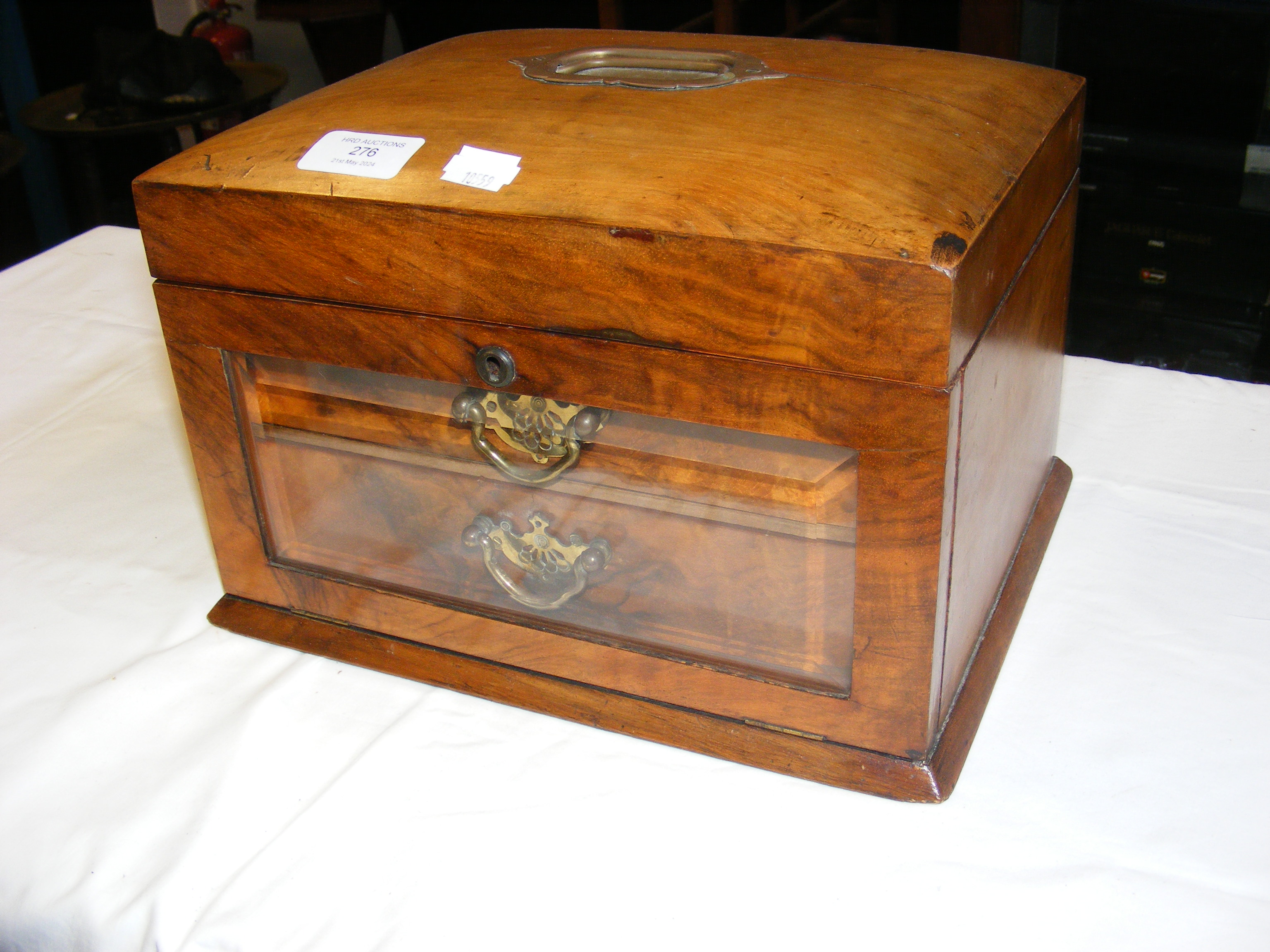 A jewellery box with glass front, together with wr - Image 24 of 36