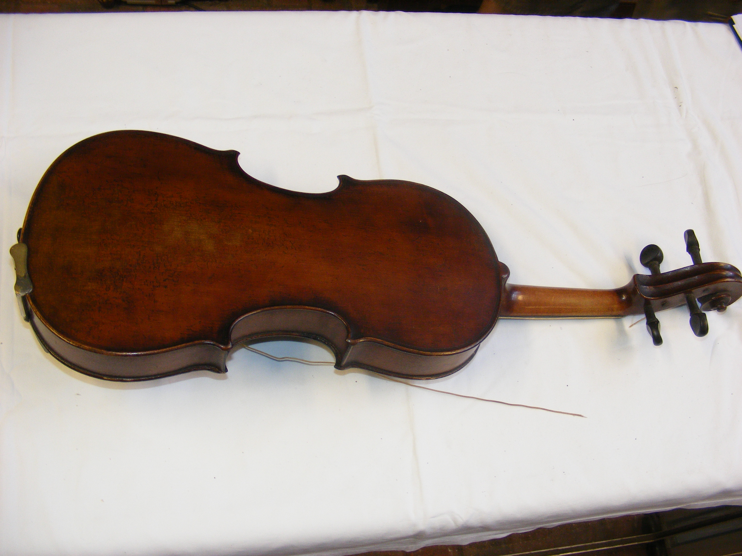 An antique violin with Andreas Guarnerius label, t - Image 24 of 27