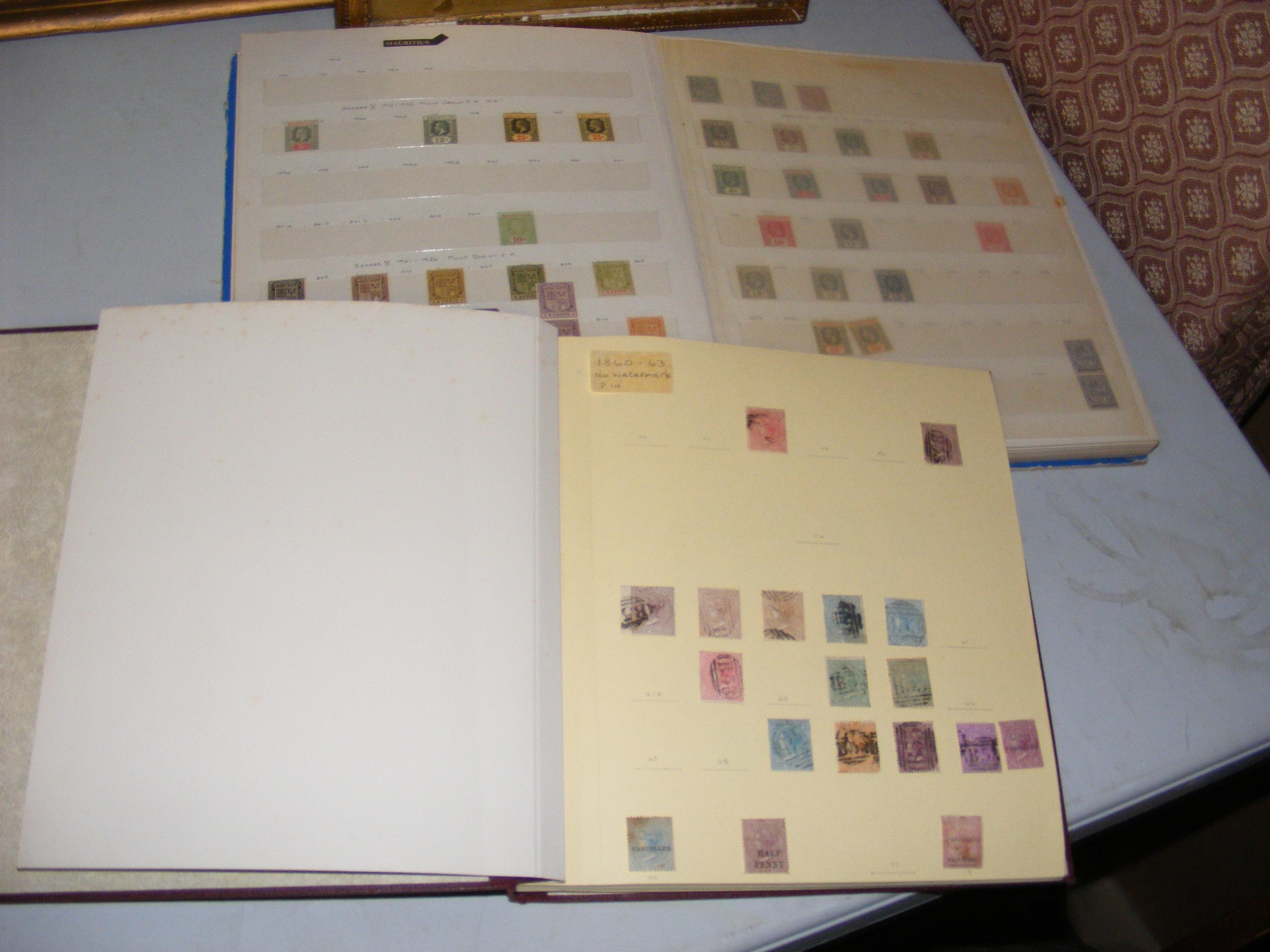 Stamps - Mauritius - mint and used - in two albums