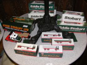 A quantity of Eddie Stobart die cast model lorries