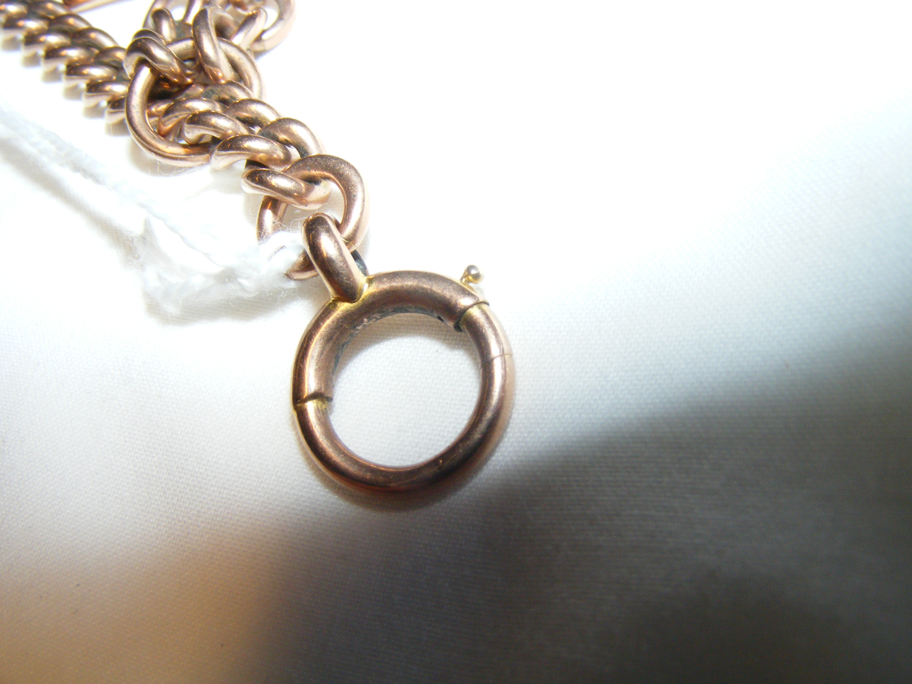 A 9ct pocket watch chain - Bild 5 aus 5