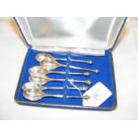 A set of six Australian silver teaspoons