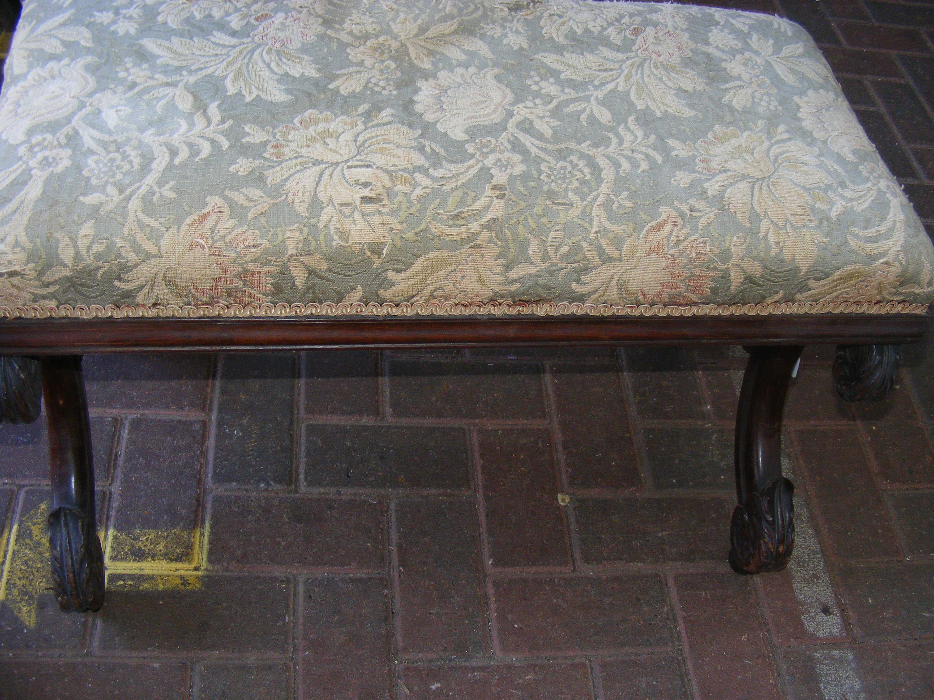 A William IV stool on turned supports - Image 7 of 8