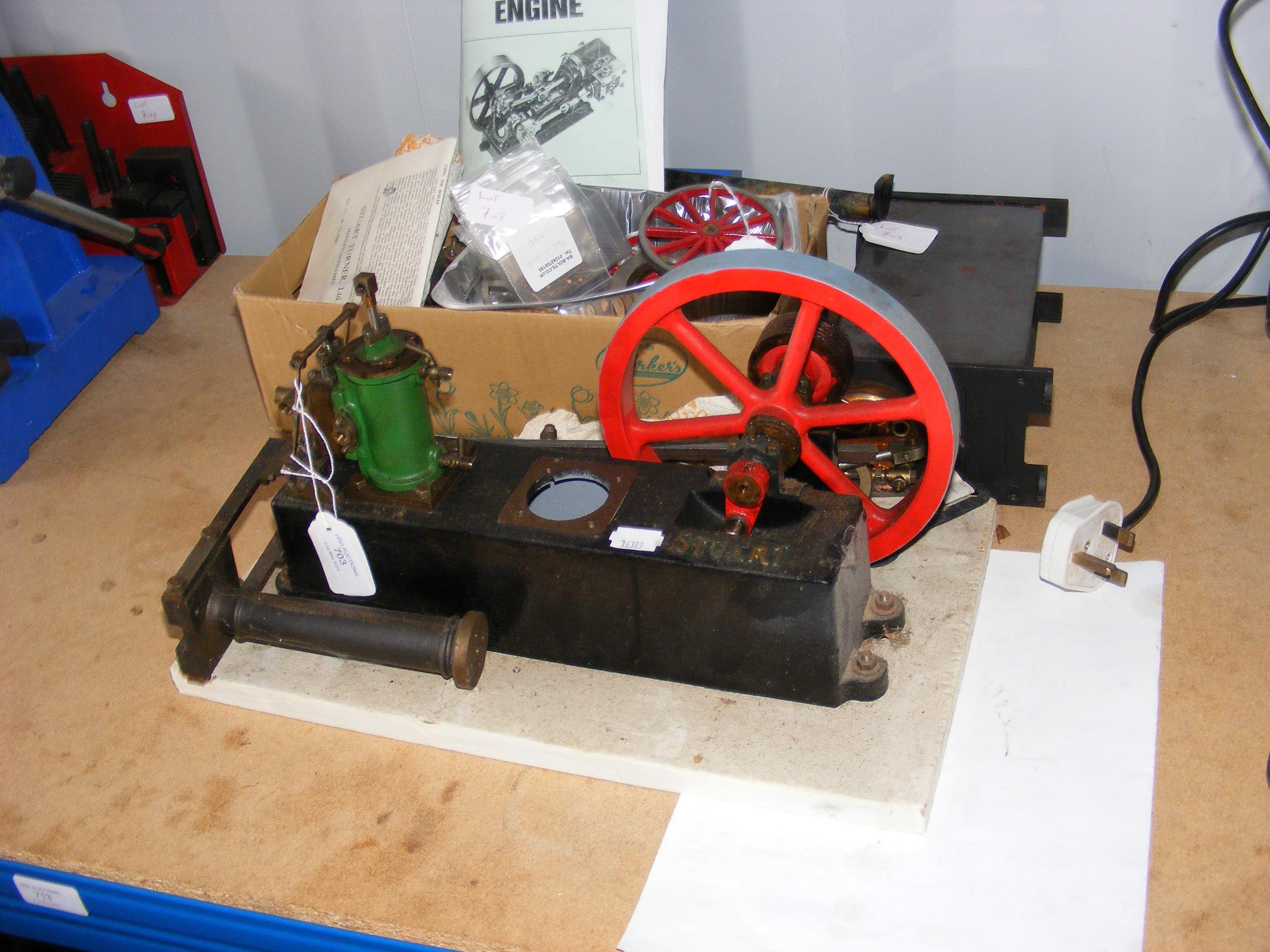 A stationery Stuart engine for building