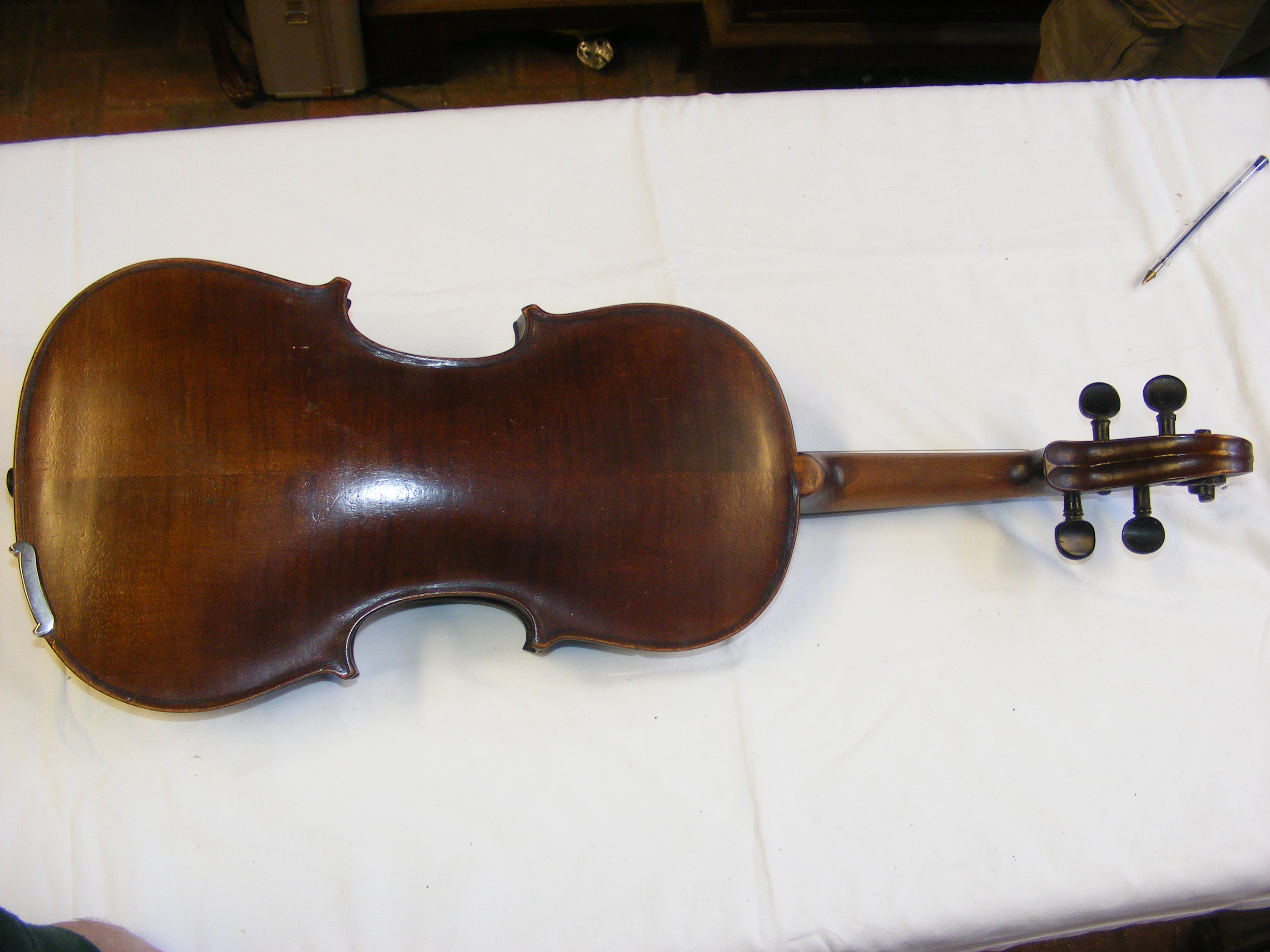 An antique violin with Andreas Guarnerius label, t - Image 21 of 27