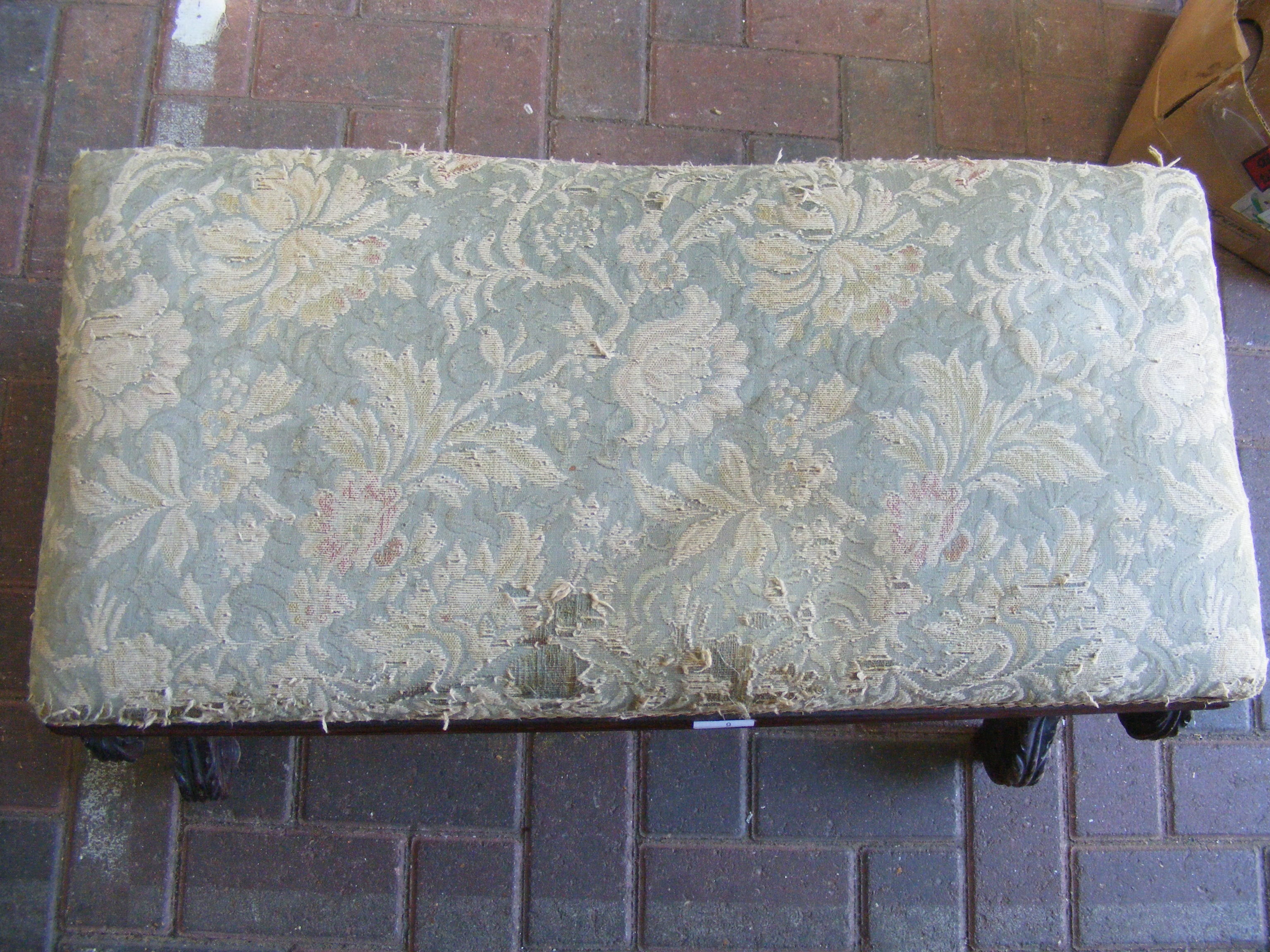A William IV stool on turned supports - Image 2 of 8