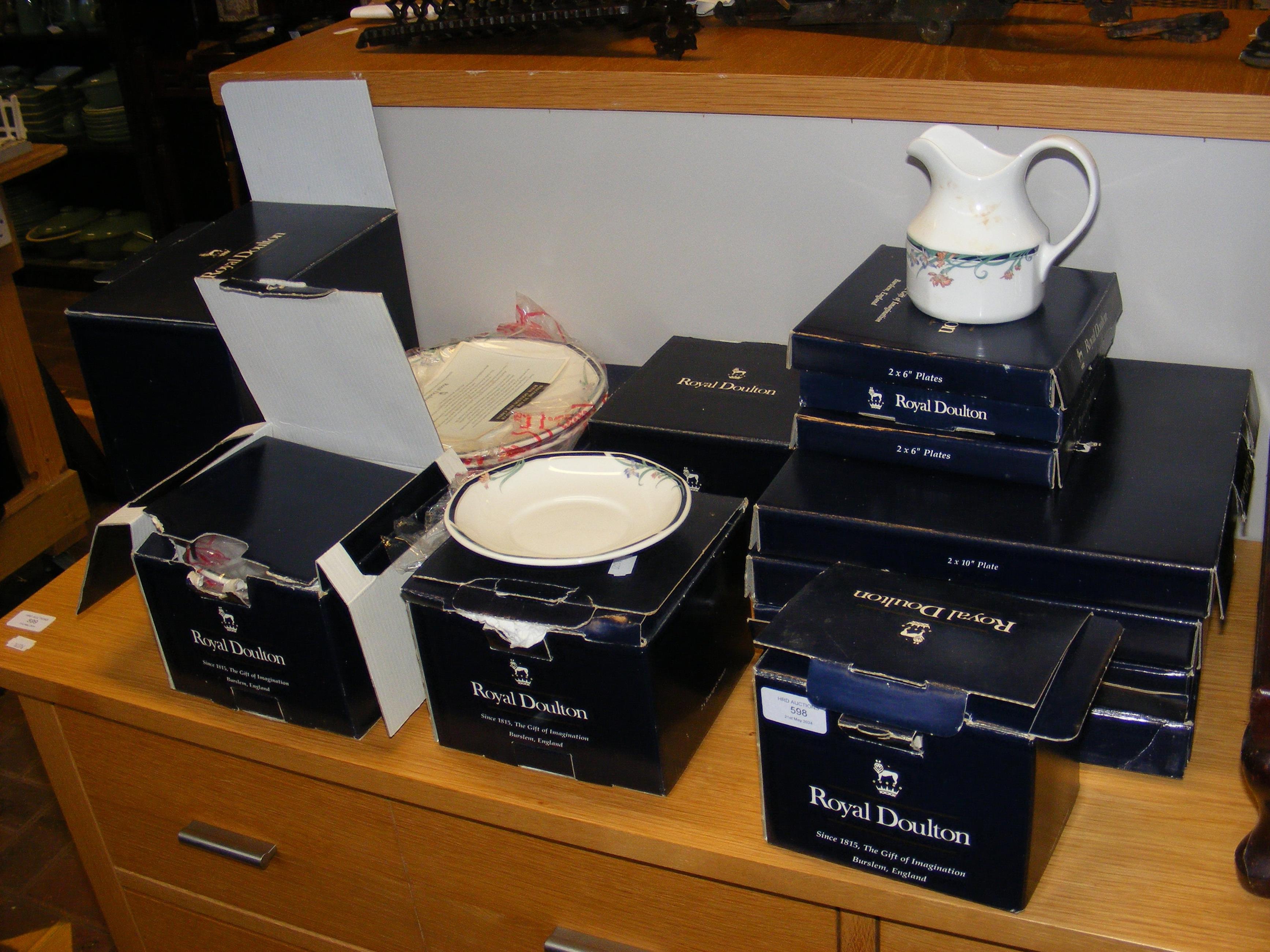 A quantity of Royal Doulton Juno pattern tableware