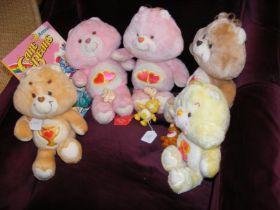 Collectable Care Bears with annual