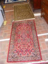Two modern Middle Eastern style rugs