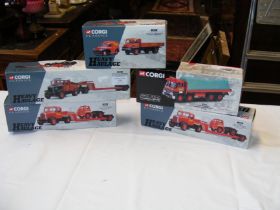 Five boxed Corgi die cast lorries