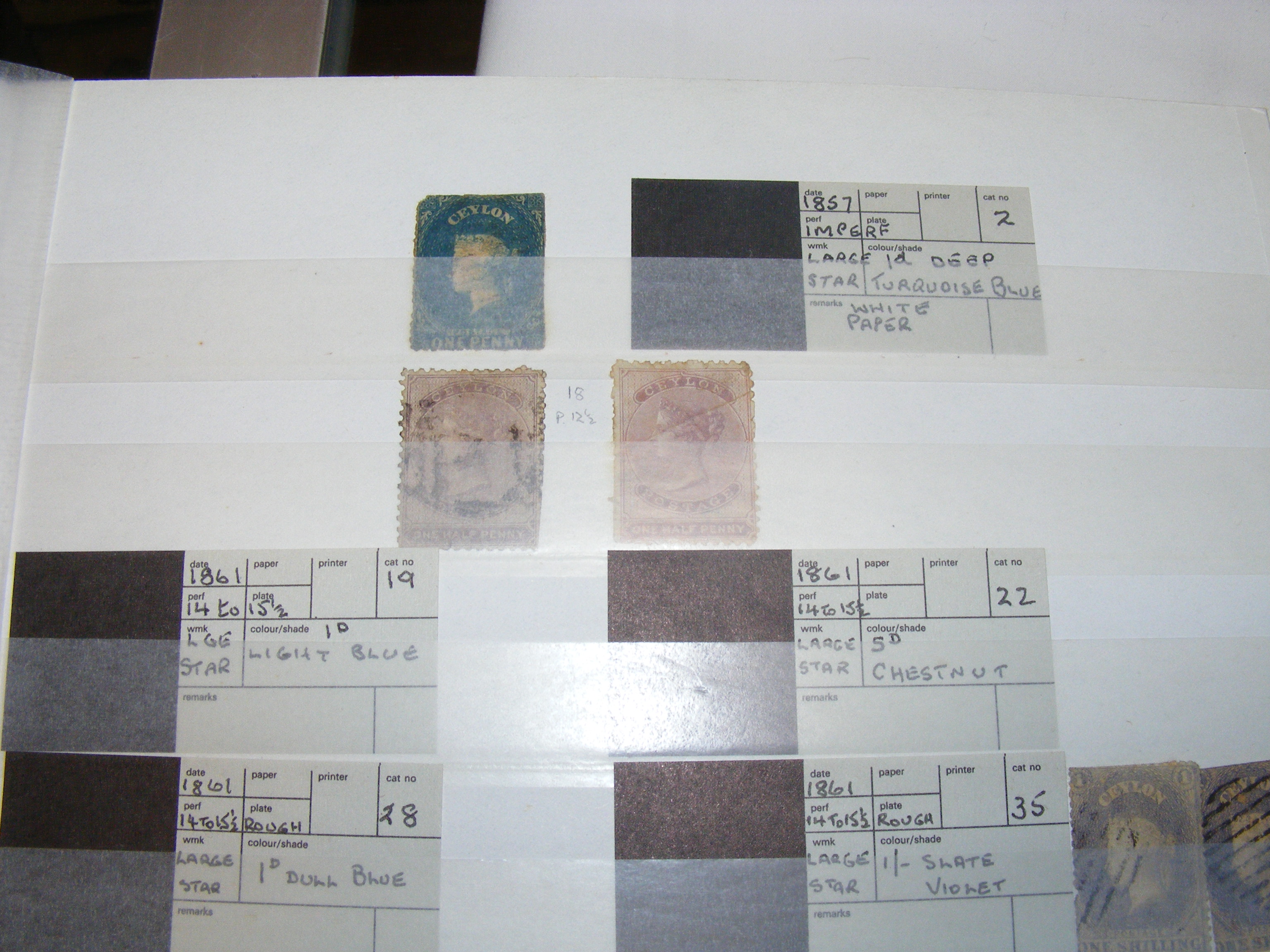 Stamps - Ceylon and Fiji - QV onwards - Bild 2 aus 9