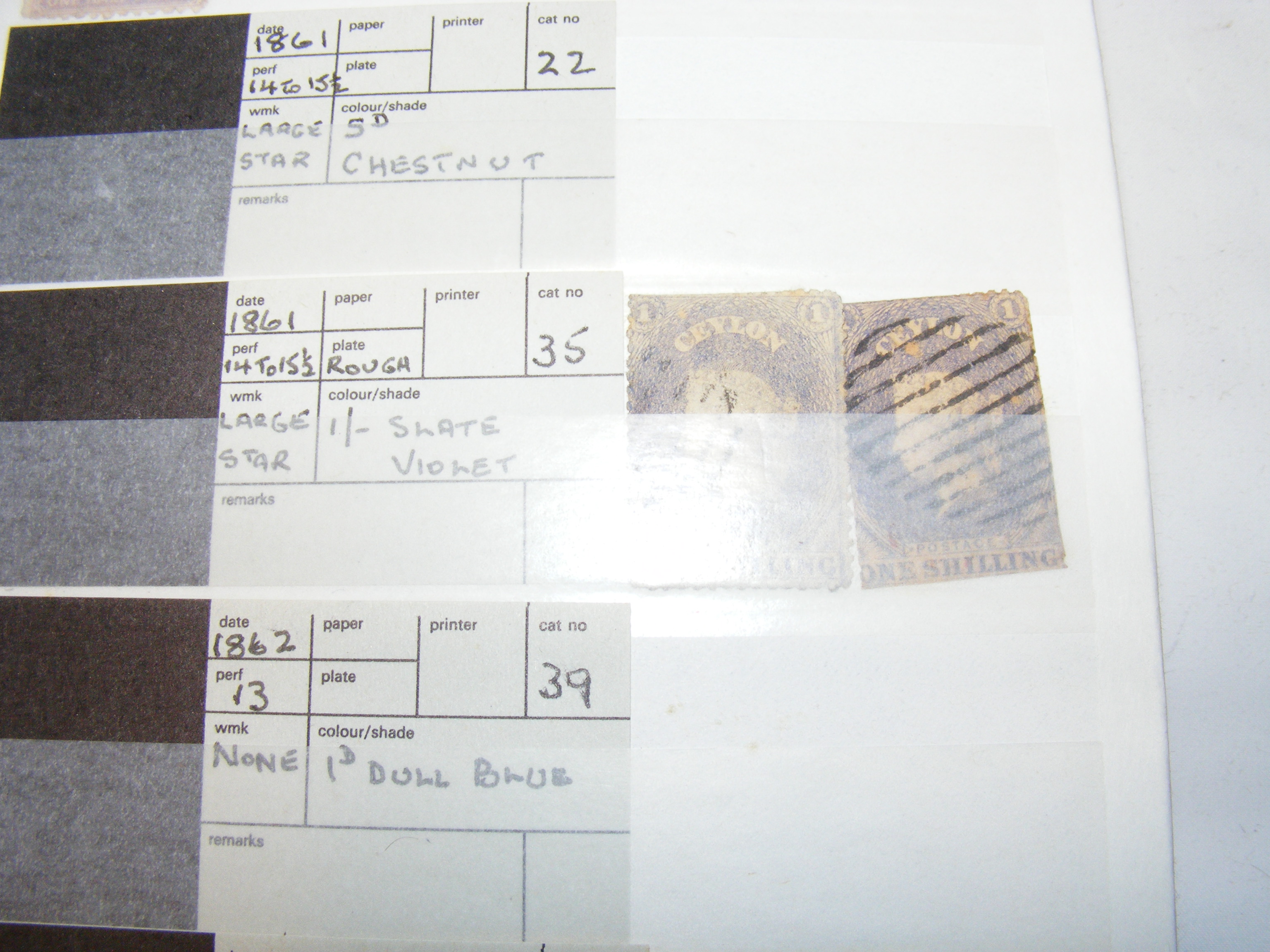 Stamps - Ceylon and Fiji - QV onwards - Bild 3 aus 9