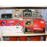 A quantity of die cast model vehicles, including L