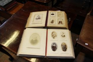 A Victorian photograph album and one other
