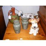 A Royal Doulton English Setter ornamental dog - ma