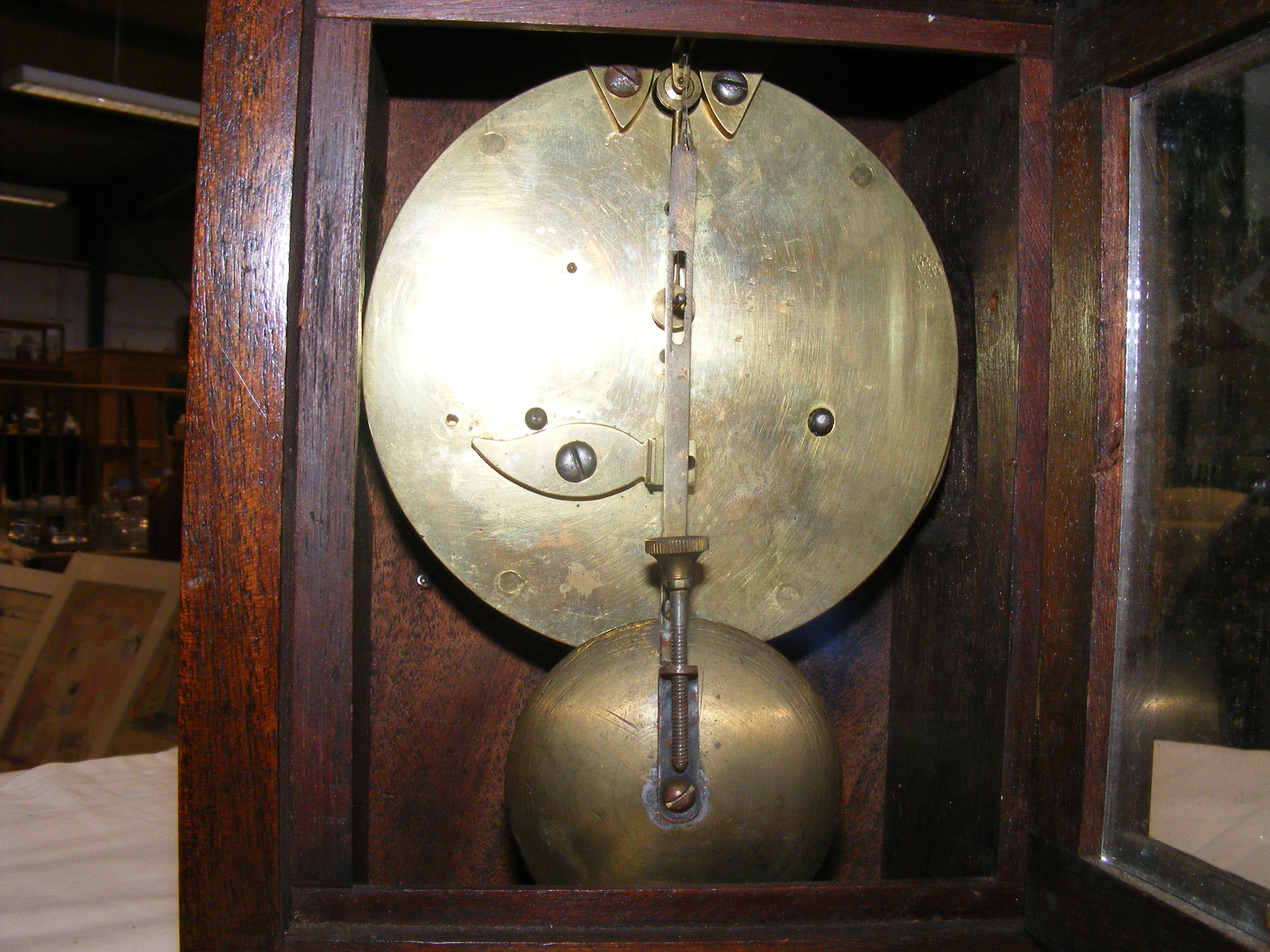 A Mann & Son, of Norwich bracket clock - 25cm high - Image 5 of 5