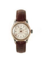 A GENTLEMAN'S ORIS BIG CROWN POINTER DATE AUTOMATIC CALENDAR WRISTWATCH