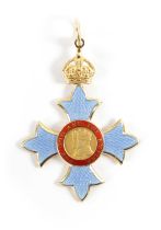 A CASED CBE COMMANDER OF THE ORDER OF THE BRITISH EMPIRE ENAMEL MEDAL