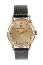 A 1960’S GENTLEMAN'S 9CT GOLD GIRARD PERREGAUX WRISTWATCH