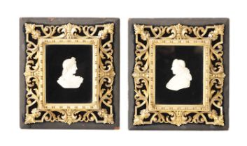 A FINE PAIR OF 19TH CENTURY ITALIAN CARVED IVORY BUSTS