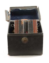 PROBABLY BY WHEATSTONE. A NICKEL BUTTONED CONCERTINA