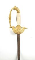 A LATE 19TH CENTURY FRENCH SENIOR COMMISSIONER OF WAR SWORD