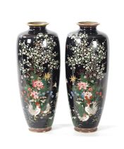 A PAIR OF JAPANESE MEIJI PERIOD VASES