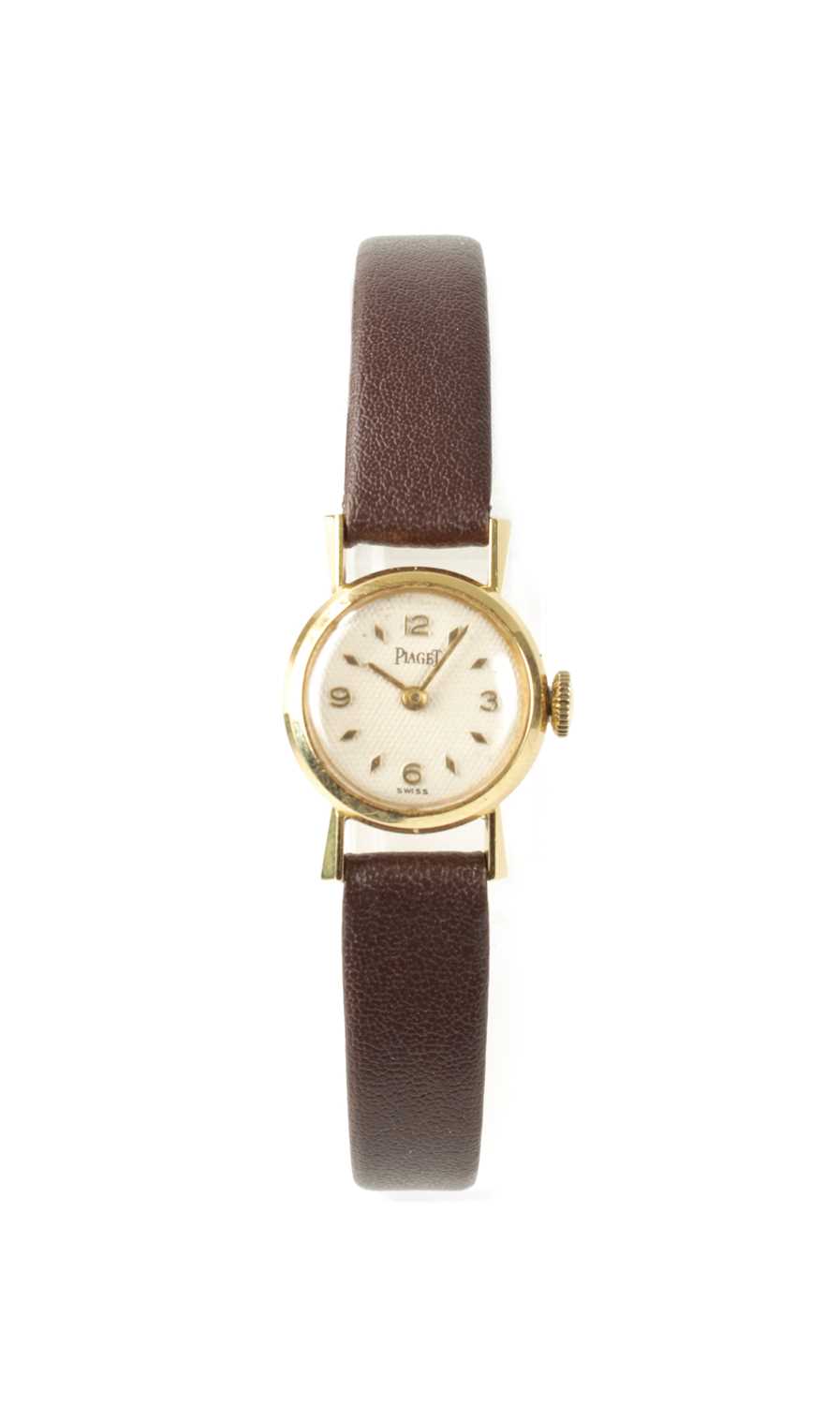 A VINTAGE 18CT GOLD LADIES PIAGET WRISTWATCH