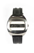 A GENTLEMAN’S 1970’S DUGENA DIGITAL AUTOMATIC “JUMP HOUR” WRISTWATCH