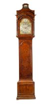 THOMAS WAGSTAFFE, LONDON. A FINE MID 18TH CENTURY FIGURED WALNUT EIGHT-DAY LONGCASE CLOCK