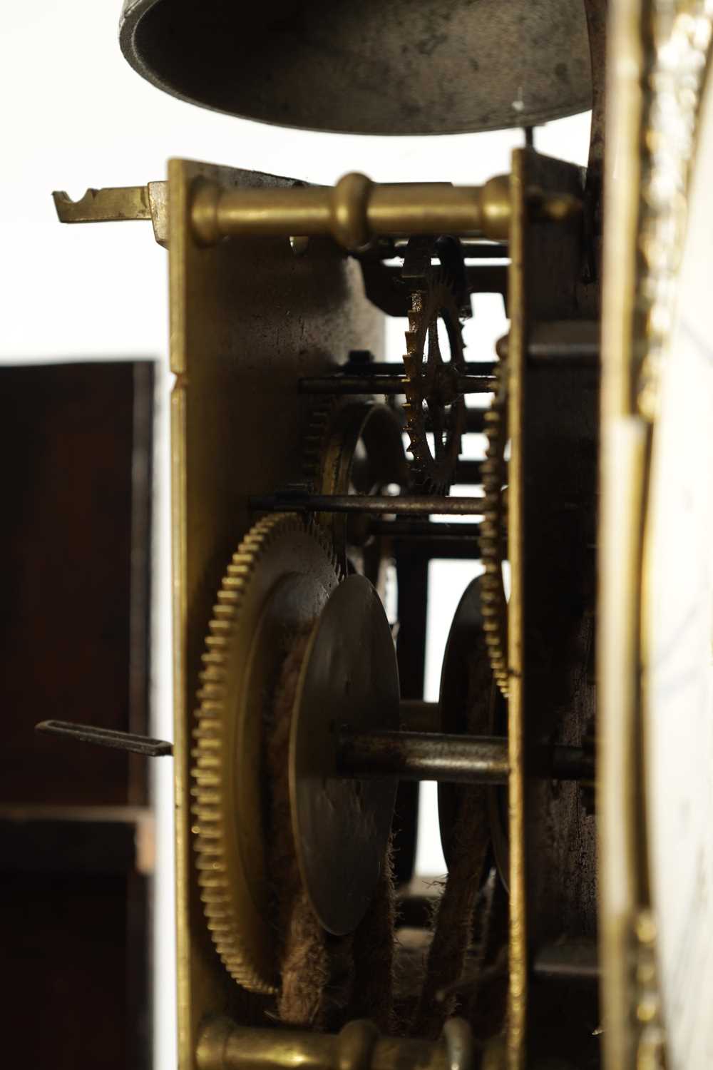 HAVELOCK, GISBROUGH. AN EARLY 18TH CENTURY OAK 30-HOUR LONGCASE CLOCK - Image 4 of 5