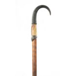 A LATE 19TH CENTURY AUSTRIAN TYROL HIKING WALKING STICK