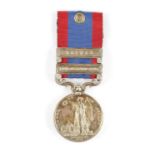 A SUTLEJ MEDAL 1845 MEDAL WITH TWO CLASPS