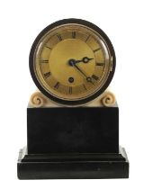 HENRY, BERKELEY SQUARE. A REGENCY MARBLE FUSEE MANTEL CLOCK