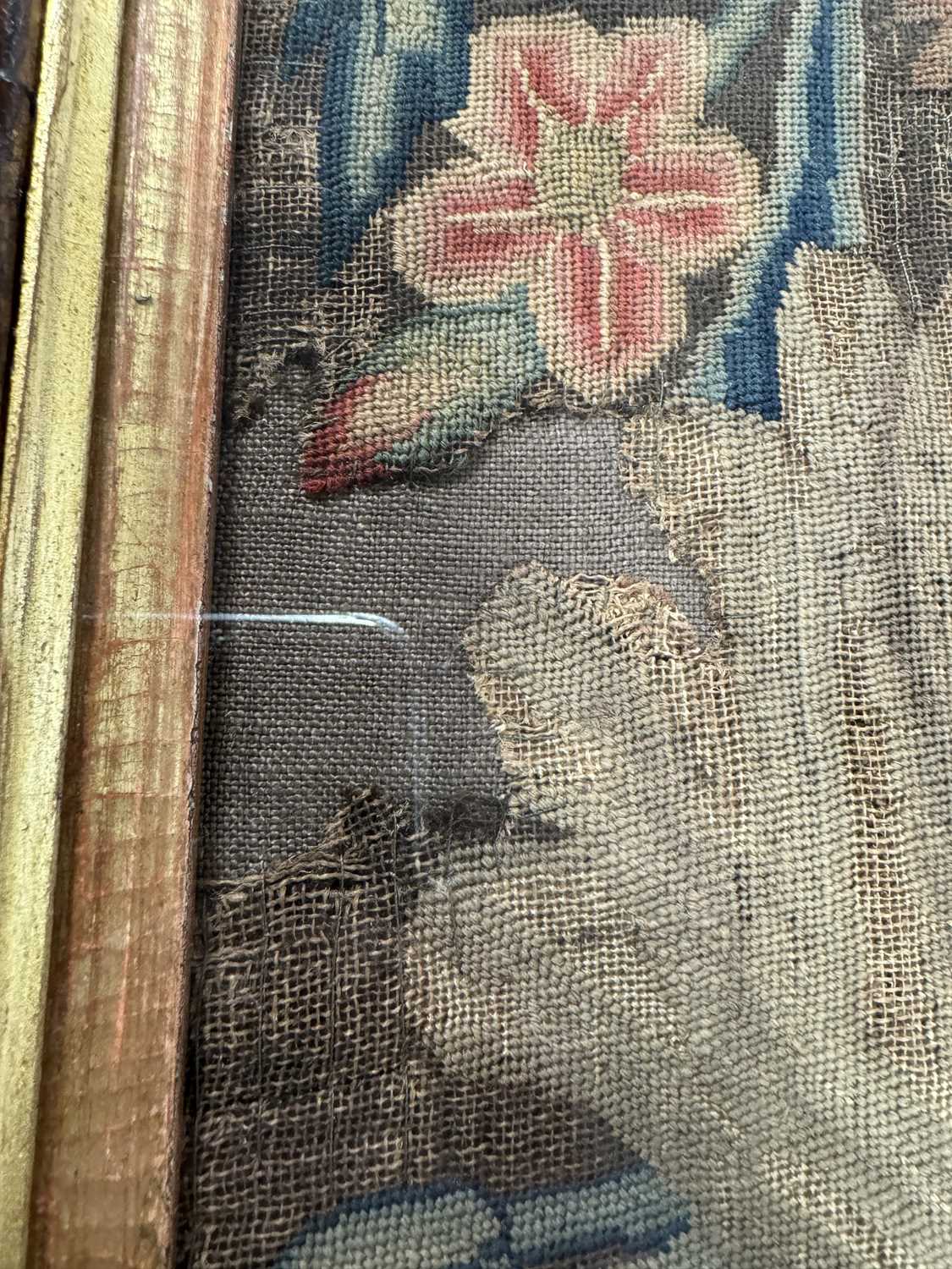 AN 18TH CENTURY FRAMED NEEDLEWORK PICTURE - Image 14 of 14