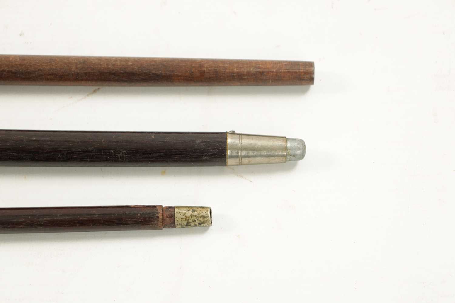 A COLLECTION OF THREE LATE 19TH CENTURY SILVER TOPPED WALKING STICKS - Image 5 of 5