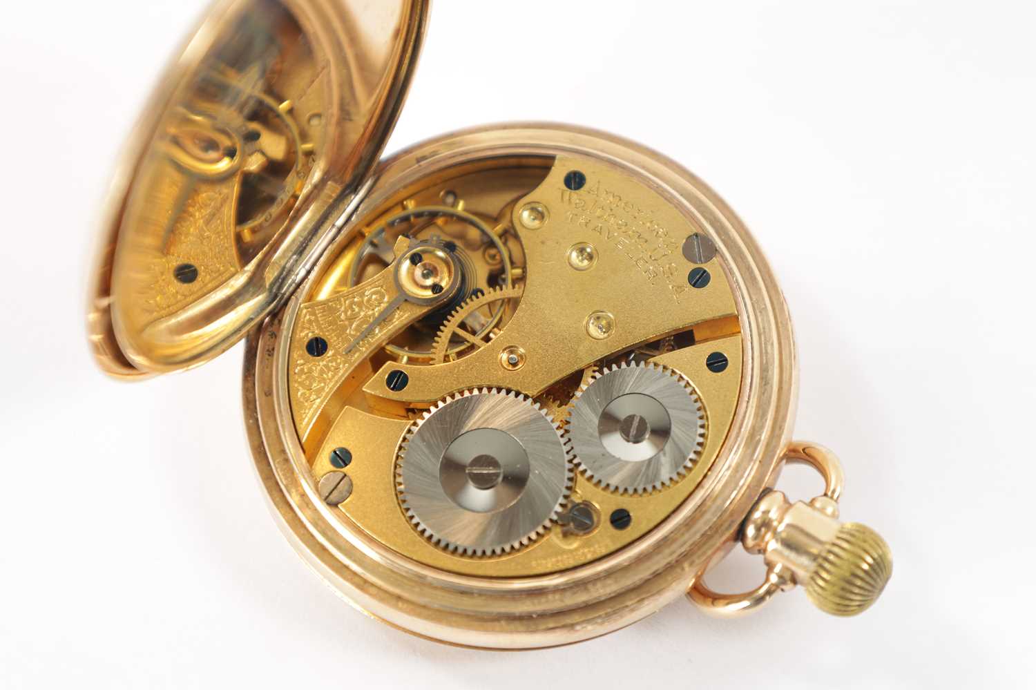 A 1920’S WALTHAM 9CT GOLD FULL HUNTER POCKET WATCH - Image 6 of 7