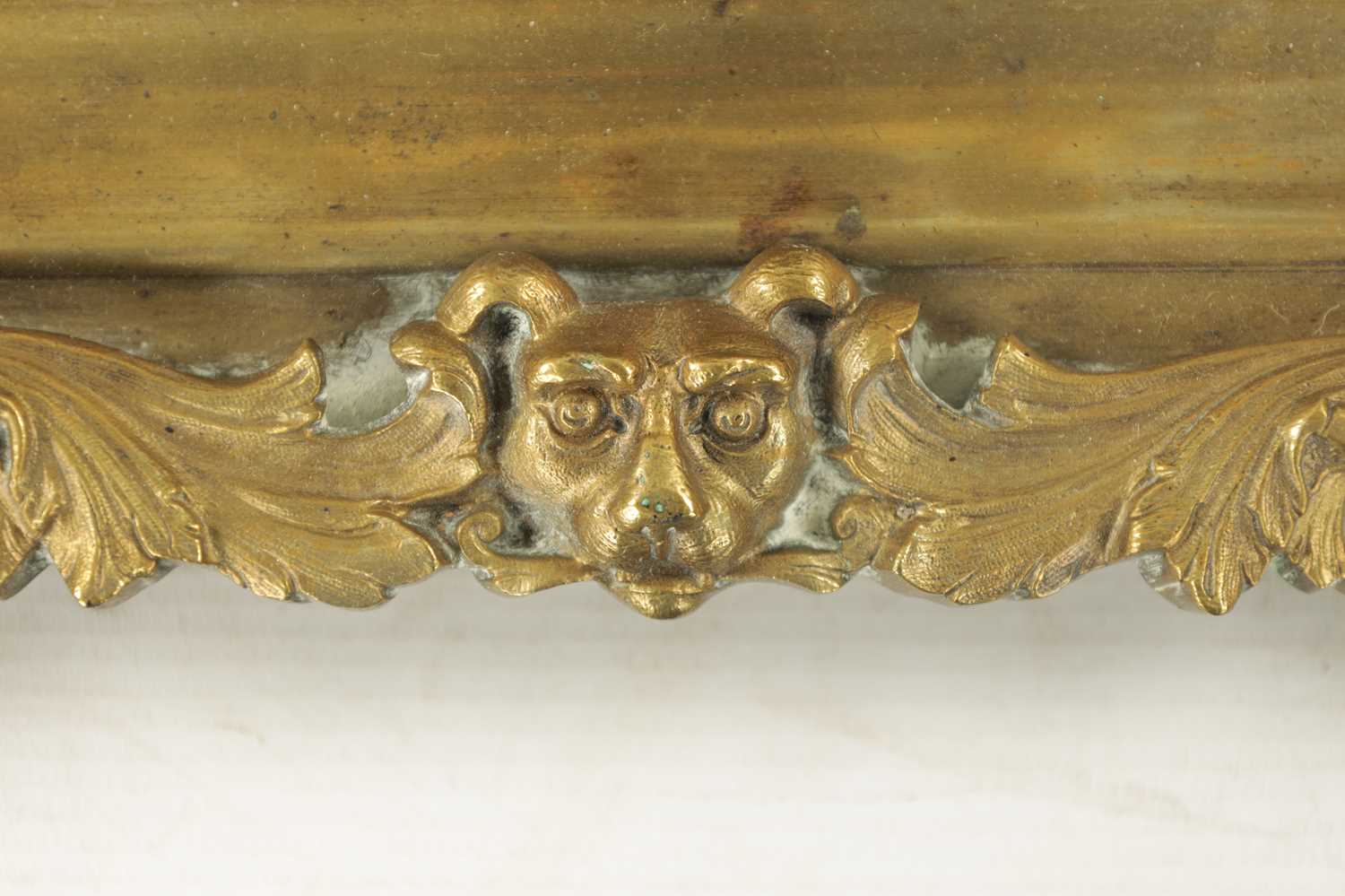 A 19TH CENTURY BRASS ROCOCO INK STAND - Image 6 of 7