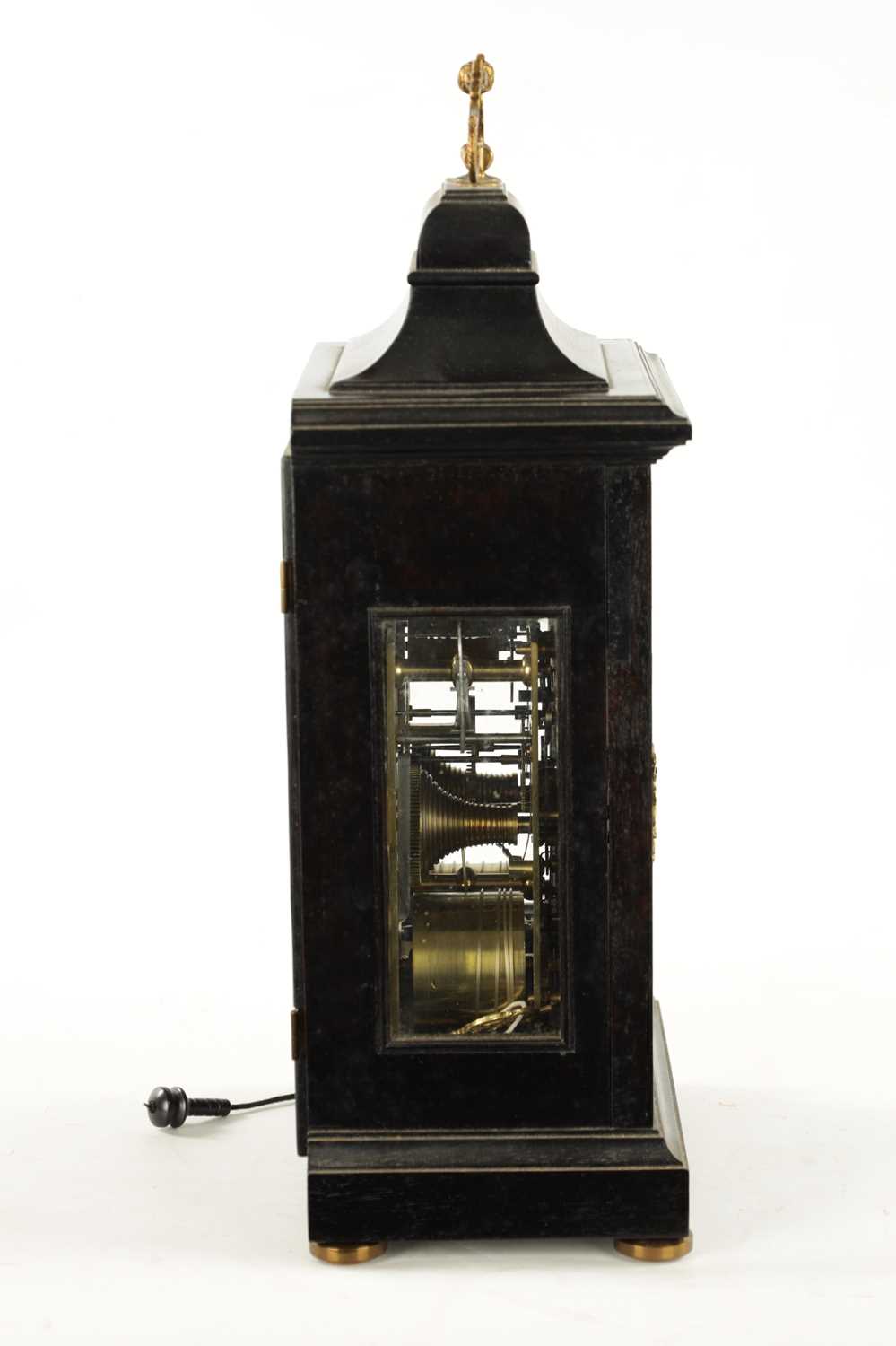 N. HOUGHTON, BOLTON. AN 18TH CENTURY AND LATER DOUBLE FUSEE VERGE BRACKET CLOCK - Image 9 of 10