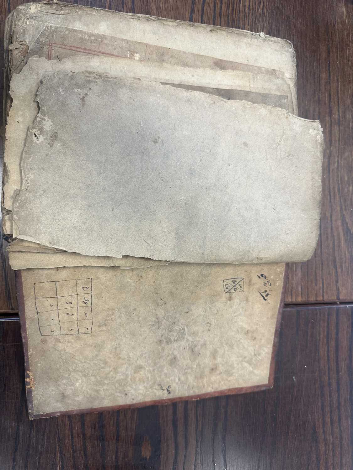 AN EARLY COPY OF THE KORAN LEATHER BOUND BOOK - Image 36 of 44