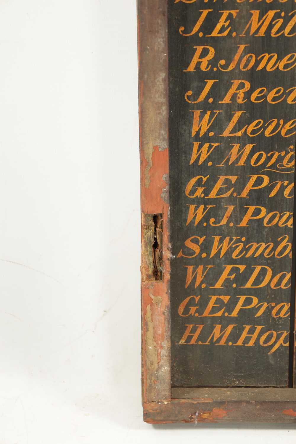 A 19TH CENTURY MASONIC SIGN “THE LOYAL PERCY LODGE, NO. 6254” - Image 7 of 9