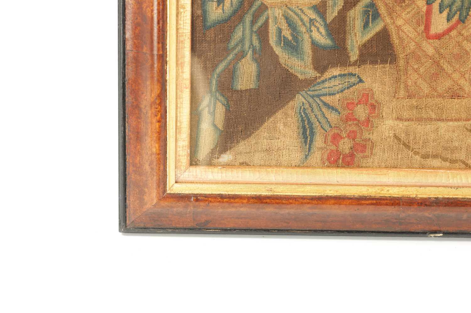 AN 18TH CENTURY FRAMED NEEDLEWORK PICTURE - Image 6 of 14