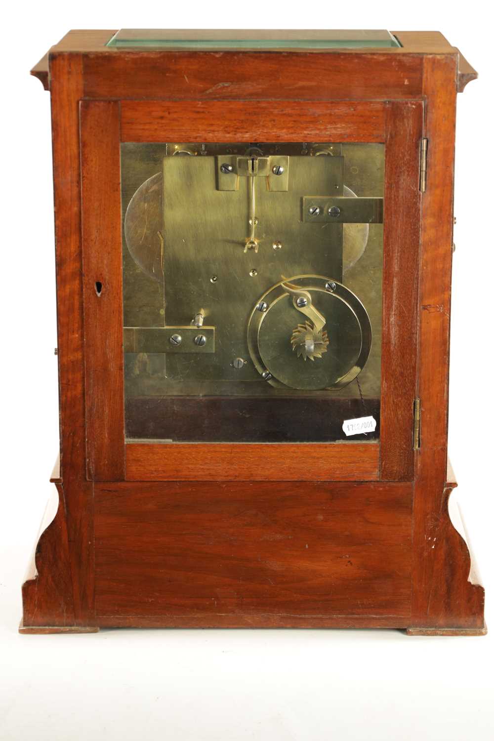 NORMAN, PIMLICO. A LARGE MID 19TH CENTURY BURR WALNUT CASED MONTH DURATION TABLE REGULATOR CLOCK - Image 9 of 14