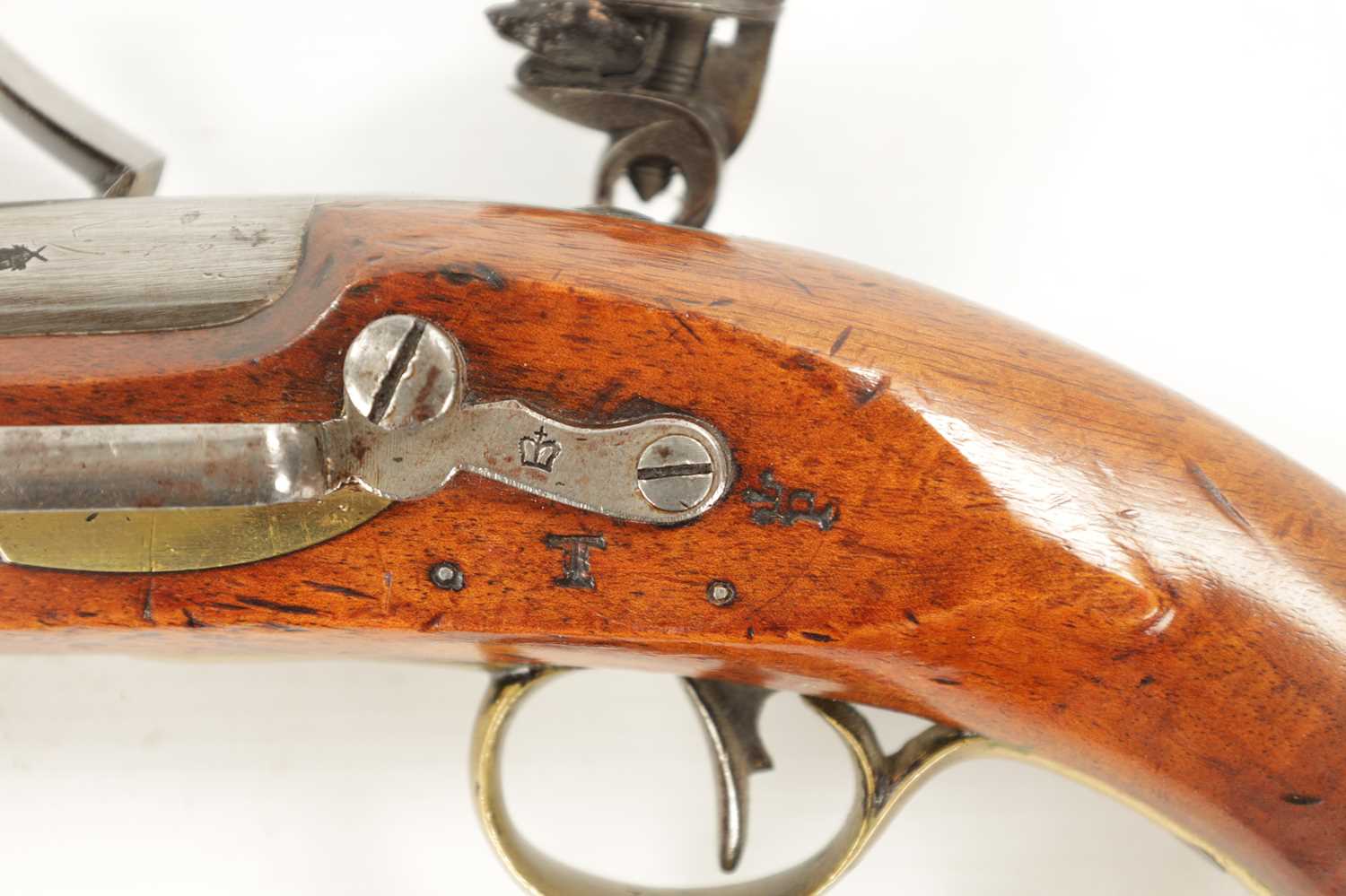 A WILLIAM IV SEA SERVICE FLINTLOCK PISTOL - Image 6 of 11