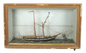 A 19TH CENTURY DIORAMA OF LARGE SIZE