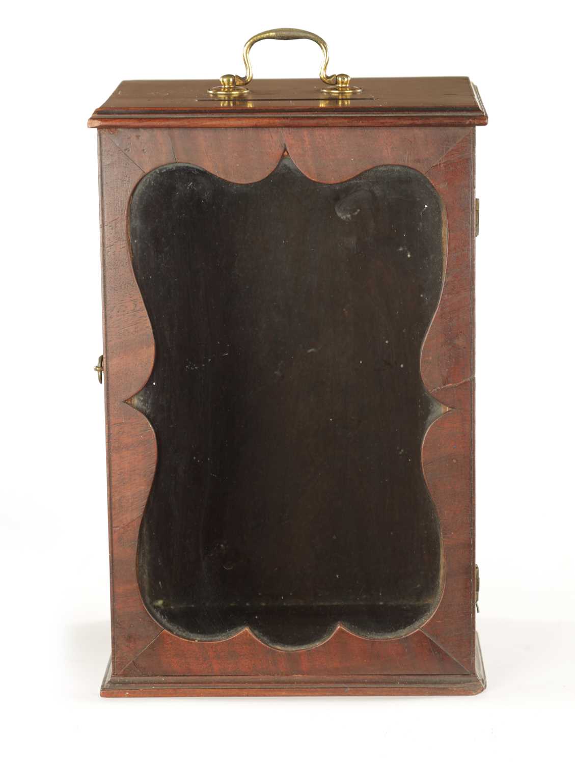 A GOOD GEORGE II MAHOGANY COUNTRY HOUSE CORRESPONDENCE / LETTER BOX