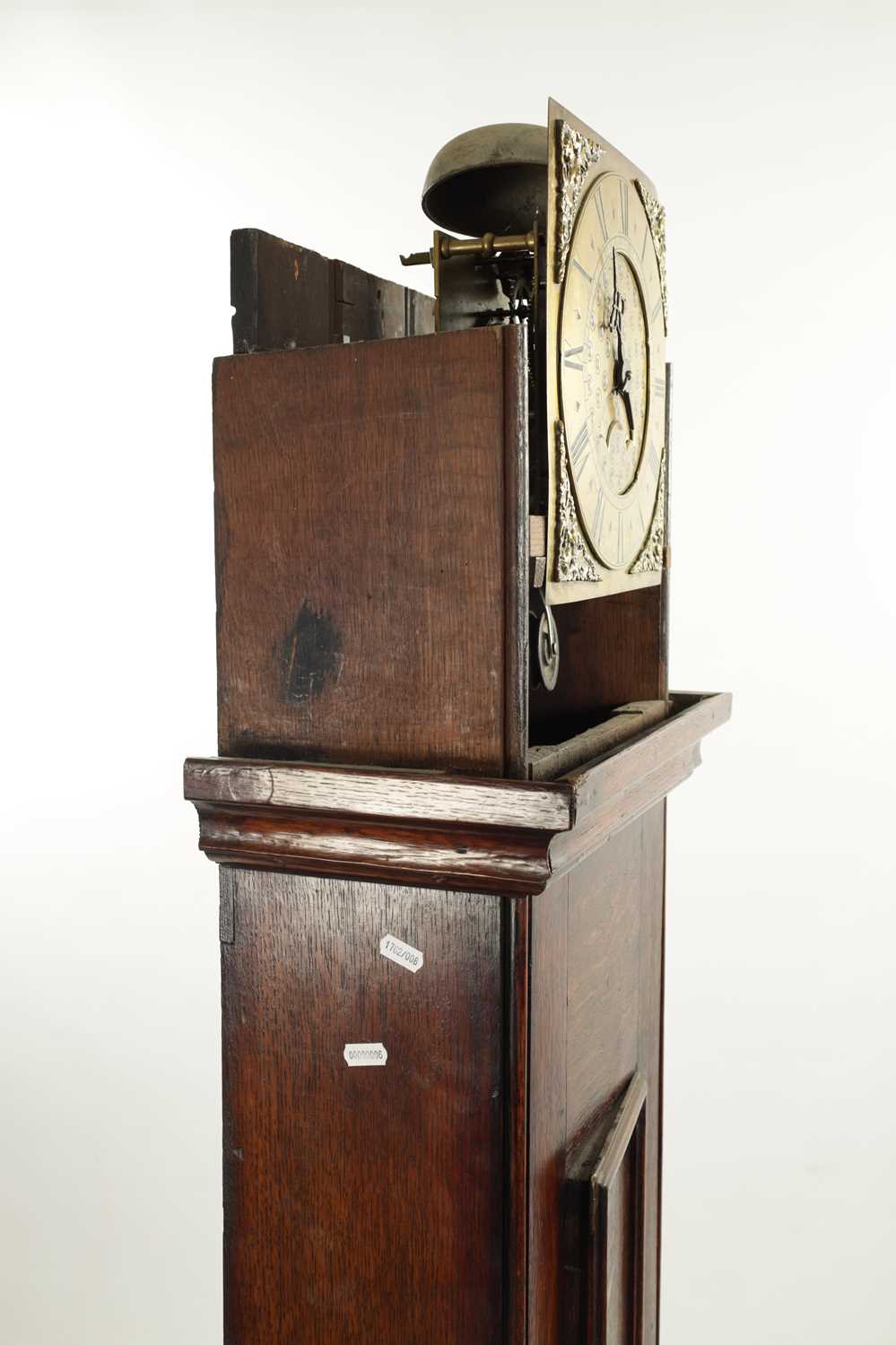 HAVELOCK, GISBROUGH. AN EARLY 18TH CENTURY OAK 30-HOUR LONGCASE CLOCK - Image 5 of 5