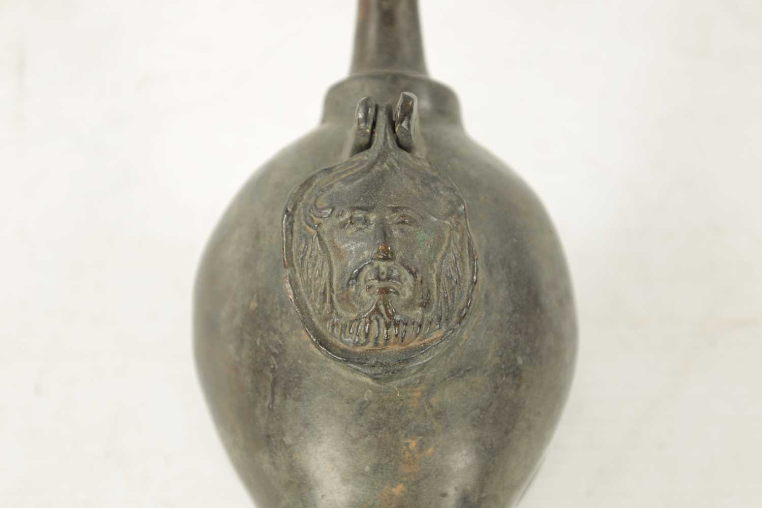AN 18TH CENTURY PEWTER WHALING LAMP - Image 4 of 7